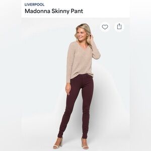 Liverpool Women's Deep Purple Skinny pants